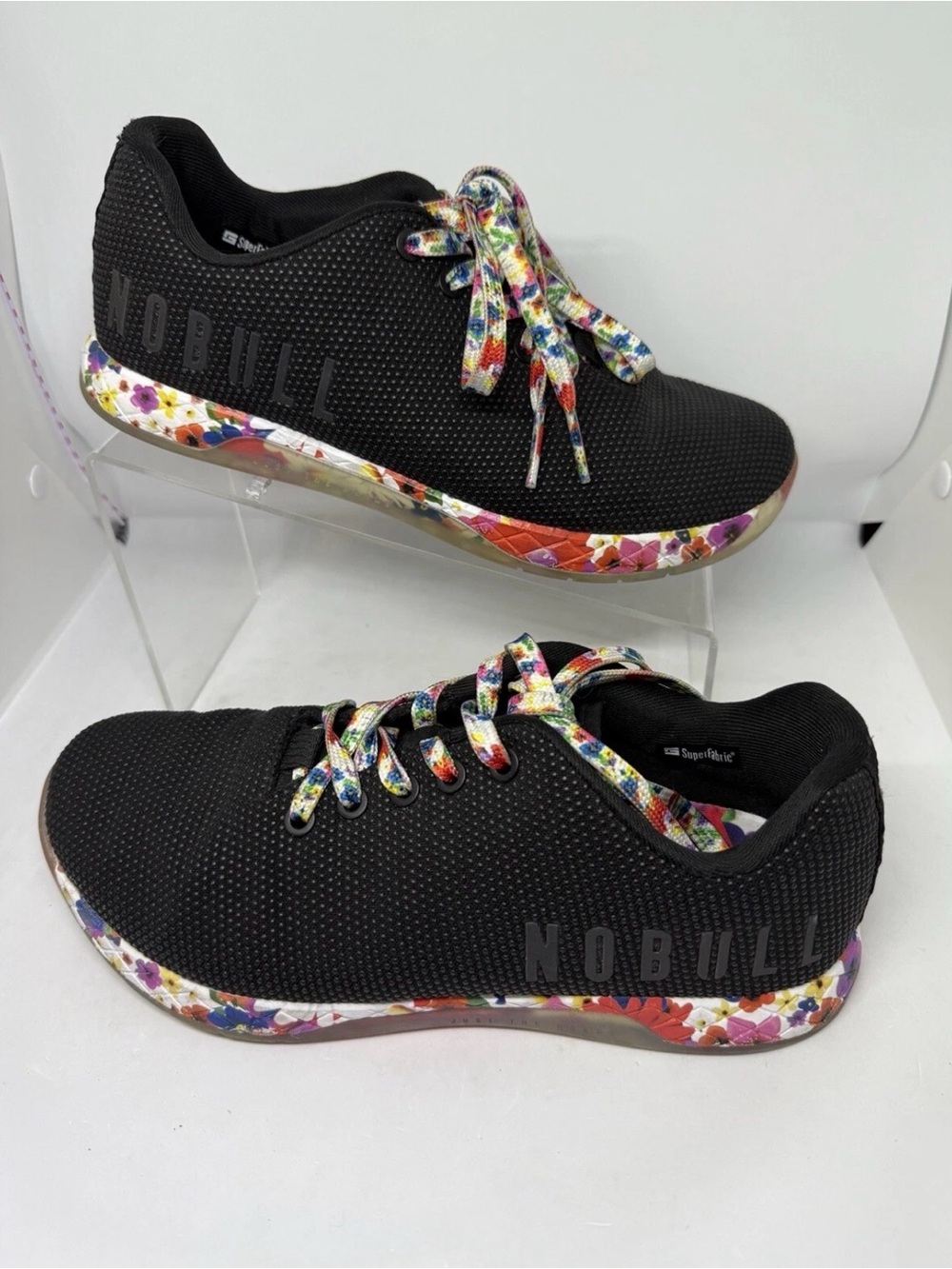 NoBull Women’s Outwork Training Shoe Black Daisy Size 8 Men’s 9.5 Women’s